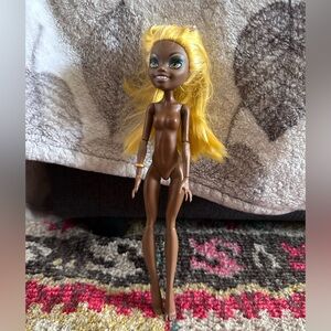 Monster High Clawdia Wolf Frights Camera Action 2013 Doll Nude